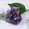 Decorative Flowers Artificial Hydrangea Branch Simulation Flower DIY Wedding Bouquet Room Home Dining Table Decor Fake Pography Props