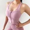 Tenue de yoga Exercice d'été pour femme Lingerie féminine intérieure et extérieure Contrôle du rebond classique Soutien-gorge de danse confortable entièrement pris en charge