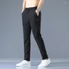 Heren Broek 2023 Merk Lente Zomer Toevallige Slanke Broek Rechte Dunne Broek Mannelijke Mode Stretch Kaki Jogging 28- 38