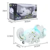 Electric/RC Animals Dinosaur Control RC Animal Toys Remote Chameleon 2.4GHz Pet White Chameleon Color Changeable Smart Dinossauro Toy For Kids Gift 230808