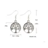 Dangle Chandelier Fashion Women Drop Earrings 925 Sier Fish Ear Hook 귀이 골동품 생명 나무 배달 보석 DH2BQ