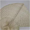 Party Favor Colorf Woven St Bamboo Hand Fan Baby Milieubescherming Muggenmelk Fans Voor Summer Gift Drop Delivery Home G Dhdtx