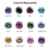 Diamants en vrac DJMAX 0.5 3ct Rare Sea Blue Pierre en vrac Rouge Violet Couleur Excellente Coupe Couleur Vert Noir Rose Diamants 230808