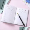 Blocchi per appunti All'ingrosso 365 Planner Agenda Notebook Colorf Pagina interna Illustrazione Annuale Piano giornaliero Diario Diario Libro Record Life Station Dhoco