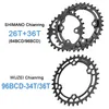 Gruppi bici Shimano Deore FC M5100 Guarnitura MTB 10S 11S Pignone da montagna 175 170mm 32T Guarniture Movimento centrale bicicletta BB52 M500 M501 230808