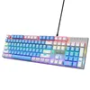 g300 wired mechanical keyboard 28 kinds of colorful lighting gaming and office for windows and ios system
