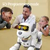 전기/RC 동물 스마트 전자 동물 애완 동물 RC 로봇 개 음성 리모컨 장난감 재미있는 노래 댄싱 로봇 강아지 어린이 생일 선물 230808