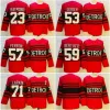 Detroit''Red''Wings''Reverse Retro 71 Dylan Larkin Hóquei Jerseys Lucas Raymond Moritz Seider Henrik Zetterberg Gordie Howe Steve Yzerman Pavel