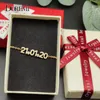 Charm-Armbänder DOREMI Trendiges 6-mm-Buchstaben-Zirkon-Armband mit Geburtsstein, verstellbare Namensarmbänder für Frauen und Mädchen, Schmuck, weibliches Geschenk für Mutter, 230808