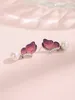 2023 mode nouvelle européenne et américaine Vintage papillon perle boucles d'oreilles 925 argent aiguille Super immortel Style boucles d'oreilles