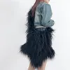 Candy Color Star Faux Fur для женщин Пушистый плюшевый плеч