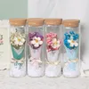 Decorative Flowers Wedding LED Enchanted Galaxy Babysbreath Eternal Flower With Light In Glass Bottle Dried Valentine's Day Gift