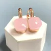 أقراط متدلية 10.6 مم Nudo للنساء عالي الجودة Crystal Square Candy Colors Hight