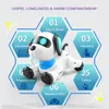 Electric/RC Animals Le Neng K21 Electronic Robot Dog Stunt Dog Remote Control Robot Dog Toy Voice Control Programmerbar Touch-Sense Music Dancing Toy 230808