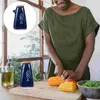 Set di posate Salsa da cucina Bottiglia Dispenser di vetro Supporto di soia Aceto Condimento Fornitura di ricino Contenitore di ceramica Vaso Olio di condimento