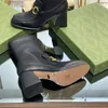 Mode nouvelles bottes femmes de qualité supérieure cuir verni peau de vache haute élasticité bande élastique chaussures plates confortables designer couleur mélangée fond épais cheville g botte 34-42