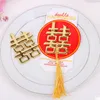 Chinese Aziatische thema dubbel geluk flesopener Huwelijksfeest Gunsten Bruiloft giveaways