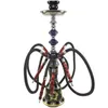 Narghilè nero blu Shisha Narghilè acrilico di alta qualità Shisha Nargileh per la festa in casa Holiday Bar Quattro tubi HKD230809