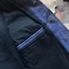 Herrenjacken Tailor Brando J-131 Unbeschichtetes, blau gefärbtes Rindsleder Storm Rider Jeansjacke Kurze Arbeitskleidung aus Leder