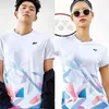 Inne artykuły sportowe T-shirt rany Badminton pół rękawów okrągła szyja Szybki oddychający wchłaniający mężczyźni i kobiety sporty na świeżym powietrzu 230808