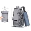 Sacs d'école sac à dos solaire sac à dos de randonnée pliable avec alimentation 5V 6.5W charge de panneau solaire pour téléphones portables 230809