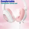 Casque de jeu 3D HIFI stéréo son changement de lumière LED micro détachable casque filaire pour PC iPhone téléphone Mac ordinateur portable PS4 PS5 HKD230809