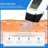 Masseur de visage EMS Microcurrent LED Dispositif de beauté anti-rides Pulse Lifting du cou Resserrement Visage Minceur Double menton Œdème Remover 230808