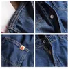 Jeans pour hommes Européens et américains Denim Jumpsuit Women's Retro Work Thin Hip-hop Casual Blue Pants