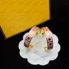 12 Styles Designer Gold Earrings Stud Luxury Jewelry for Women Earings Classic Earring Rose Hoop Earing Fashion Jewelry With Box 2308092Z
