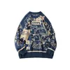 Men's Sweaters Men's Sweaters Wintertime style loose fashion cute cats pattern sweater men and women O neck pullover knitwear 20230809