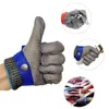 Cleaning Gloves Stainless Steel Anticut Working protection Safety Wearresistant Slaughter Butcher Cutting Fishkilling Metal Iron Glove 230809