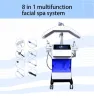 Hydrafacial dermabrasion syre ansiktsbehandling 8 i 1 skönhetsutrustning Deep Cleaning Spa Nursing System PDT LED Ultrasonic fuktgivande Hydrodermabrasion Machine