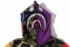 A Bathing Ape outono e inverno New Men's Camouflage Shark Red Yellow and Blue Patchwork Fleece Sweatshirt Bathing Ape Hooded