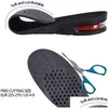 Charms Height Increase Insoles Air Shoes Cushion Lifts Inserts Men Women 3 9Cm Variable Insole Adjustable Cut Foot Pad 220610 Drop Del Dhsar