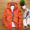 Casual new jacket Spring and autumn coat men's sports Korean casual trend men's sports outdoor storm jacket printed word trench coat stone jacket