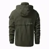 남성용 재킷 캐주얼 재킷 남성용 기술복 풍력 방전 검은 녹색 군용 폭격기화물 봄 가을 의류 대형 6xl 7xl 8xl 230808