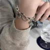 Шарм браслеты Dayin Vintage Thai Silver Dollar Bracelet For Women Girl Hip Hop Fashion Diwelry Friend Gift Pulseras Mujer