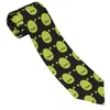 Laço gravata amarra shrek hip-hop pavat gravata de negócios estreita