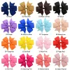 40 Colors Bows Pin for Kids Hot Girls Children Accessories Baby Hairbows Girl with Clips Flower ClipZZ