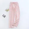 Women's Sleepwear Bottoms Women Casual Soft Couple Cotton Sleep Clothing Spring Pajama Air Conditioning For Men Womans Lounge Wear Pants