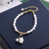 Strand Sweet SpringSummer Korea Pearl Bell Orchid Hand String Feminino Simple Literary Elegant Pulseira Wedding Jewelry