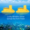 Fishfinder LUCKY Sonar Draadloze Afstandsbediening Sensor Vissen Transducer 45M Diepte Fishfinder Echolood 230809