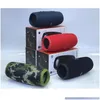 Haut-parleurs portables Charge 5 Haut-parleur Bluetooth avec logo Charge5 Mini subwoofer étanche extérieur sans fil Support Tf Usb Card Ups/Fe Dhxlf