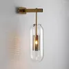 Wandlamp postmoderne luxe glazen lampen woonkamer slaapkamer achtergrond nachtkastje verlichting binnen decoratie verlichting