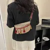 Sacs de taille 2023 Nouveau Japonais Soviétique Tricoté Petit Sac Femmes Simple Sac À Bandoulière Cross Body Sac Taille Sac Femmes Ethnique Stylestylishhandbagsstore