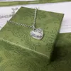 Vintage Do old S925 sterling silver necklace Premium ins do not fade Flower Bird Fearless Imp Twist necklace with original box