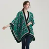 Foulards hiver imprimé léopard femme Ponchos et Capes femmes châles surdimensionnés enveloppes Pashmina Bufanda Mujer couverture