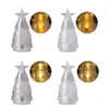 Décorations de Noël Multifonctions LED Électronique Arbre Bougies Lumières Pack De 6 Parfait Pour Les Familles Et La Décoration De La Maison Y1QB