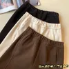 Pantaloni da donna Pantaloni da donna Fluffing Elastico in vita Tempo libero Harem Nero Beige Maglione caffè Pantaloni moda 2023