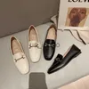 Jurk Schoenen 2023 Nieuwe Vrouwen Schoenen Dames Platte Mode Vintage Britse Lederen Oxford Loafers Maat 44 Comfy Casual Ondiepe Flats Goud J230808